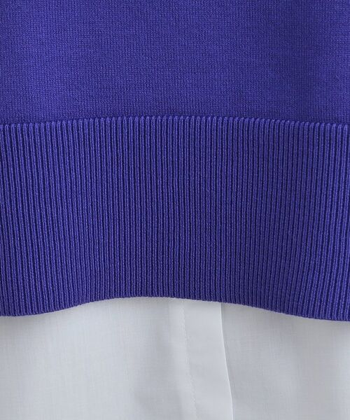 SHOO・LA・RUE / シューラルー その他トップス | 【2点セット/S-LL】時短で決まる もちもちニット＆裾シャツインナー | 詳細22