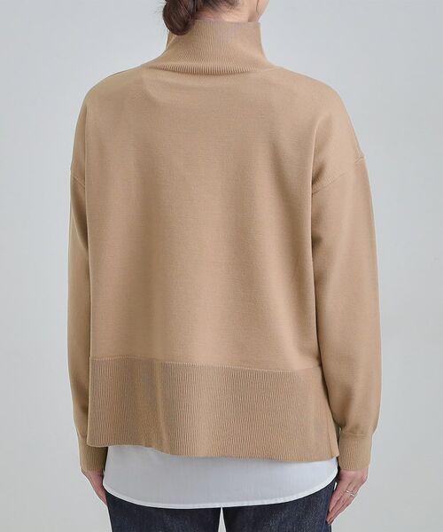 SHOO・LA・RUE / シューラルー その他トップス | 【2点セット/S-LL】時短で決まる もちもちニット＆裾シャツインナー | 詳細25