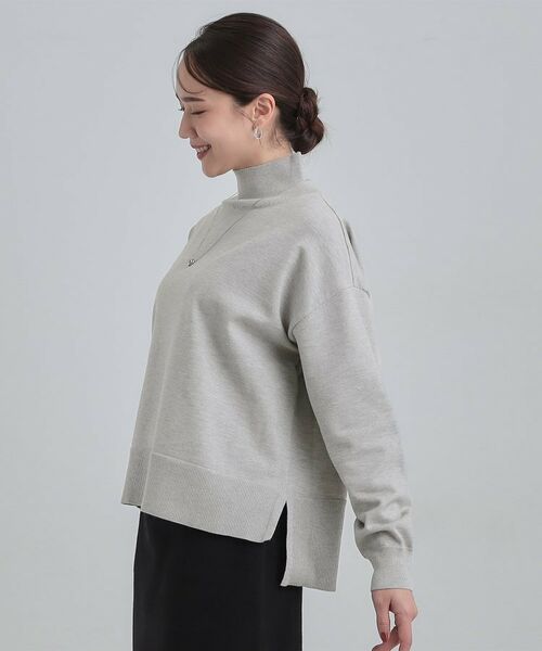 SHOO・LA・RUE / シューラルー その他トップス | 【2点セット/S-LL】時短で決まる もちもちニット＆裾シャツインナー | 詳細5