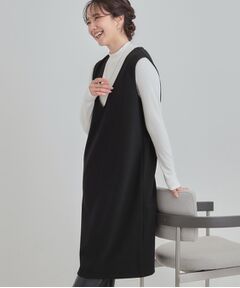 SHOO・LA・RUE / シューラルー ミニ丈・ひざ丈ワンピース | 【2点セット/洗える/S-LL】時短でコーデ決まる ジャンドレ＆リブインナー