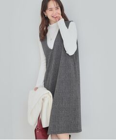 SHOO・LA・RUE / シューラルー ミニ丈・ひざ丈ワンピース | 【2点セット/洗える/S-LL】時短でコーデ決まる ジャンドレ＆リブインナー