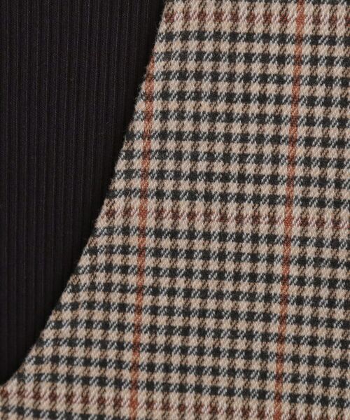 SHOO・LA・RUE / シューラルー ミニ丈・ひざ丈ワンピース | 【2点セット/洗える/S-LL】時短でコーデ決まる ジャンドレ＆リブインナー | 詳細14