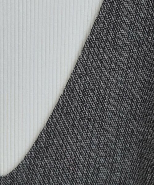 SHOO・LA・RUE / シューラルー ミニ丈・ひざ丈ワンピース | 【2点セット/洗える/S-LL】時短でコーデ決まる ジャンドレ＆リブインナー | 詳細21