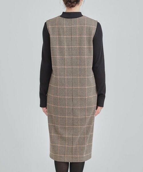 SHOO・LA・RUE / シューラルー ミニ丈・ひざ丈ワンピース | 【2点セット/洗える/S-LL】時短でコーデ決まる ジャンドレ＆リブインナー | 詳細24