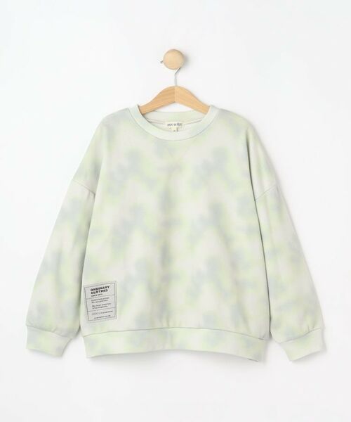SHOO・LA・RUE / シューラルー スウェット | 【130-150cm】タイダイ柄プリント裏毛スウェット(グリーン(125))