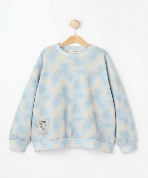 SHOO・LA・RUE / シューラルー スウェット | 【130-150cm】タイダイ柄プリント裏毛スウェット(ブルー(191))