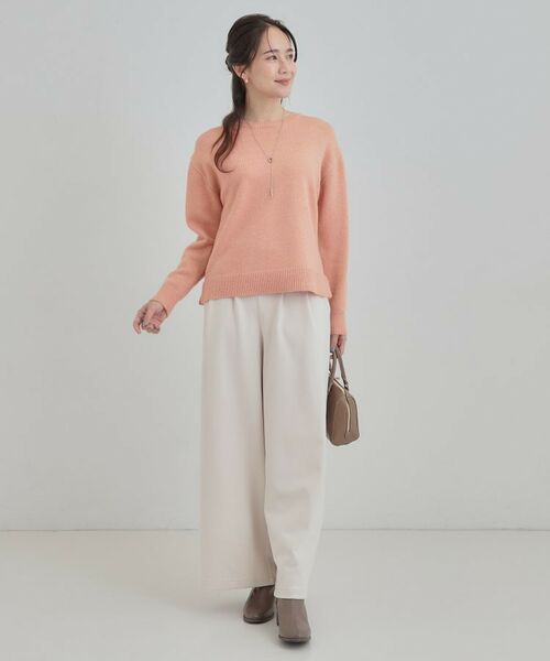 SHOO・LA・RUE / シューラルー ニット・セーター | 【洗える】キラキラ光るラメが上品　クルーネックニット | 詳細11