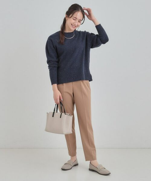 SHOO・LA・RUE / シューラルー ニット・セーター | 【洗える】キラキラ光るラメが上品　クルーネックニット | 詳細15