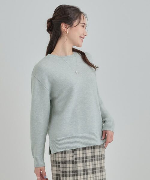 SHOO・LA・RUE / シューラルー ニット・セーター | 【洗える】キラキラ光るラメが上品　クルーネックニット | 詳細18