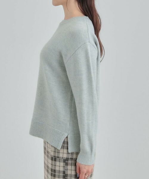 SHOO・LA・RUE / シューラルー ニット・セーター | 【洗える】キラキラ光るラメが上品　クルーネックニット | 詳細22