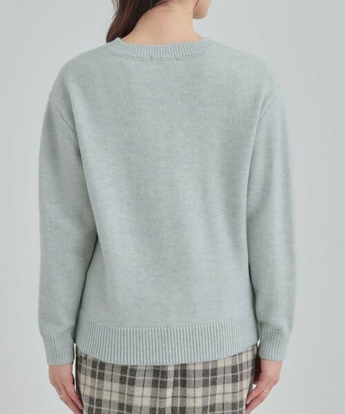 SHOO・LA・RUE / シューラルー ニット・セーター | 【洗える】キラキラ光るラメが上品　クルーネックニット | 詳細23