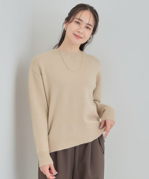 SHOO・LA・RUE / シューラルー ニット・セーター | 【洗える】キラキラ光るラメが上品　クルーネックニット | 詳細5