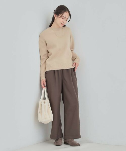 SHOO・LA・RUE / シューラルー ニット・セーター | 【洗える】キラキラ光るラメが上品　クルーネックニット | 詳細7