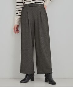 SHOO・LA・RUE / シューラルー パンツ | 【シューウォーム】デニム風裏起毛ワイドパンツ