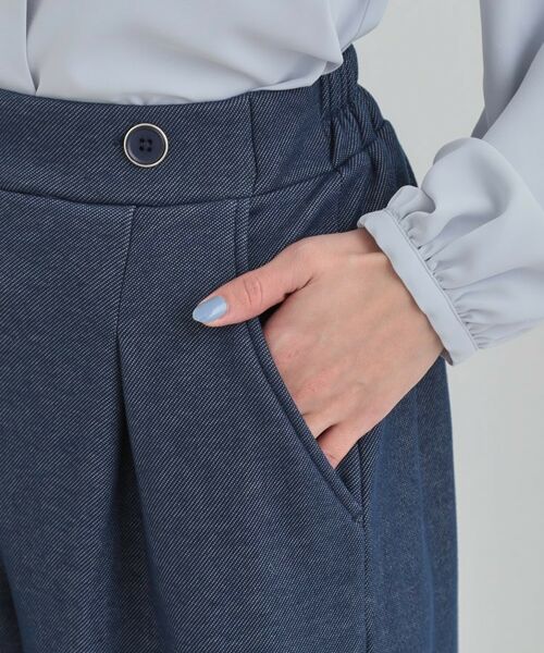 SHOO・LA・RUE / シューラルー パンツ | 【シューウォーム】デニム風裏起毛ワイドパンツ | 詳細14