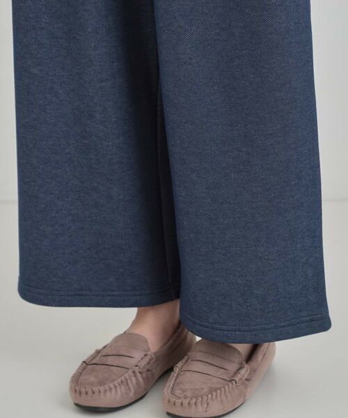 SHOO・LA・RUE / シューラルー パンツ | 【シューウォーム】デニム風裏起毛ワイドパンツ | 詳細15