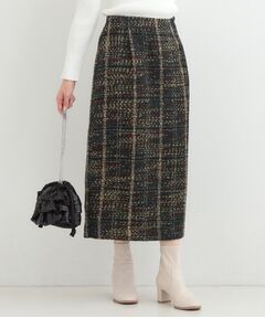 SHOO・LA・RUE / シューラルー ロング・マキシ丈スカート | ラメツイードナロースカート