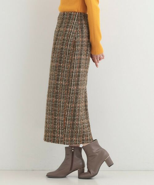 SHOO・LA・RUE / シューラルー ロング・マキシ丈スカート | ラメツイードナロースカート | 詳細6