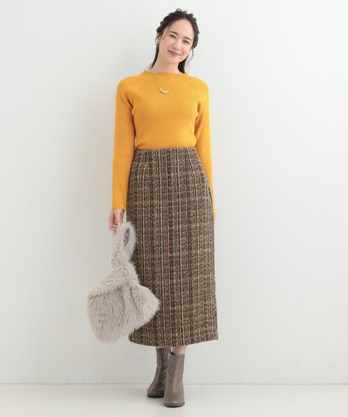 SHOO・LA・RUE / シューラルー ロング・マキシ丈スカート | ラメツイードナロースカート | 詳細7