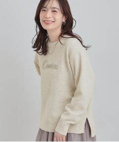 SHOO・LA・RUE / シューラルー ニット・セーター | 柔らかくフワフワした風合いがやみつきに スウェットライクロゴニット