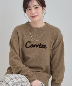 SHOO・LA・RUE / シューラルー ニット・セーター | 柔らかくフワフワした風合いがやみつきに スウェットライクロゴニット