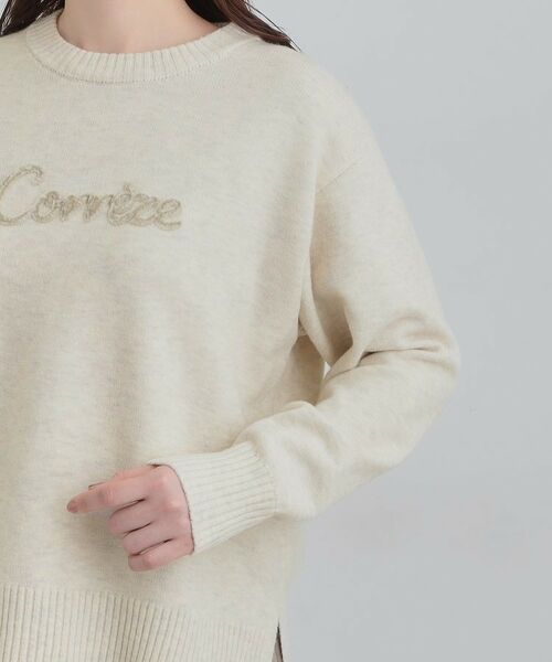 SHOO・LA・RUE / シューラルー ニット・セーター | 柔らかくフワフワした風合いがやみつきに スウェットライクロゴニット | 詳細21