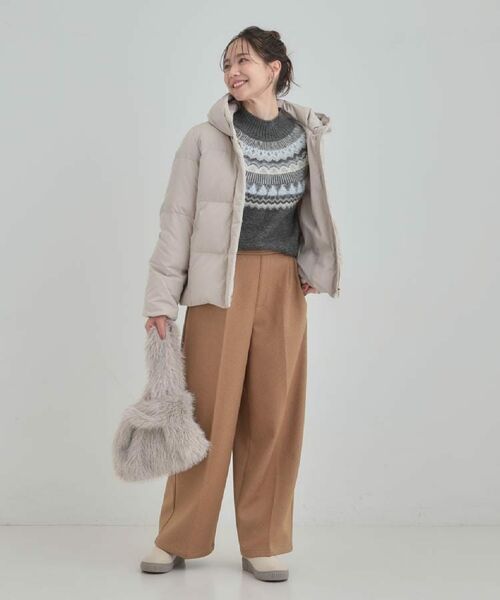 SHOO・LA・RUE / シューラルー ニット・セーター | 配色が大人かわいい フェアアイル柄求心ニット | 詳細20