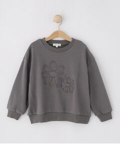 SHOO・LA・RUE / シューラルー スウェット | 【100-150cm】フラワー刺繍スウェット