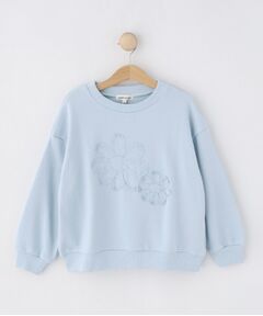 SHOO・LA・RUE / シューラルー スウェット | 【100-150cm】フラワー刺繍スウェット