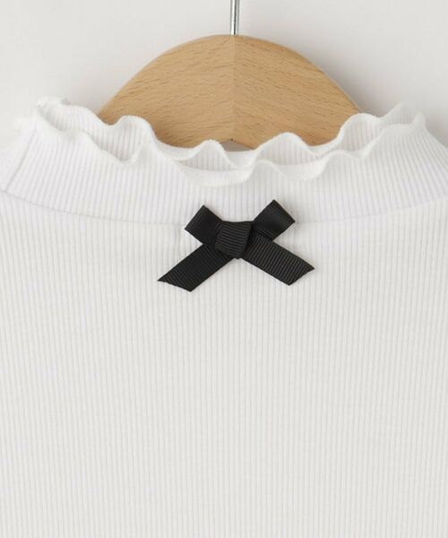 SHOO・LA・RUE / シューラルー カットソー | 【110-140cm/プチセレ】リボンハイネックインナー | 詳細4