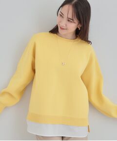 SHOO・LA・RUE / シューラルー ニット・セーター | 【洗える】さらに軽くなった スポンディッシュ裾フェイクジャカード