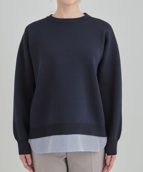 SHOO・LA・RUE / シューラルー ニット・セーター | 【洗える】さらに軽くなった スポンディッシュ裾フェイクジャカード | 詳細21