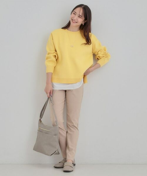 SHOO・LA・RUE / シューラルー ニット・セーター | 【洗える】さらに軽くなった スポンディッシュ裾フェイクジャカード | 詳細3