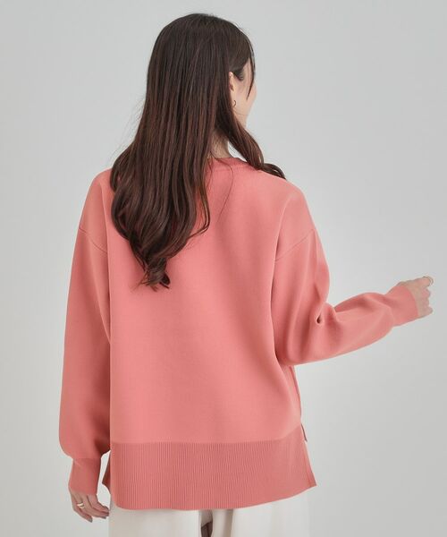 SHOO・LA・RUE / シューラルー ニット・セーター | 【洗える】さらに軽くなった スポンディッシュ裾フェイクジャカード | 詳細6