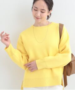 SHOO・LA・RUE / シューラルー ニット・セーター | コットン混で肌当たりがよい スウェットライクニット