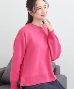 SHOO・LA・RUE / シューラルー ニット・セーター | コットン混で肌当たりがよい スウェットライクニット