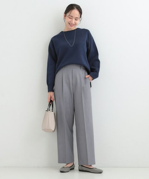 SHOO・LA・RUE / シューラルー ニット・セーター | コットン混で肌当たりがよい スウェットライクニット | 詳細11