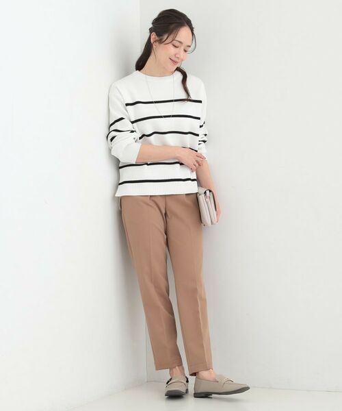 SHOO・LA・RUE / シューラルー ニット・セーター | コットン混で肌当たりがよい スウェットライクニット | 詳細15