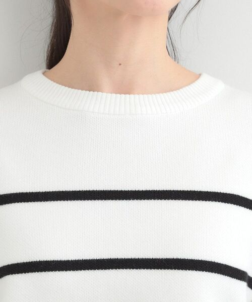 SHOO・LA・RUE / シューラルー ニット・セーター | コットン混で肌当たりがよい スウェットライクニット | 詳細20