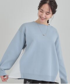 SHOO・LA・RUE / シューラルー ニット・セーター | 【洗える】スポンディッシュ脇フェイクジャカード