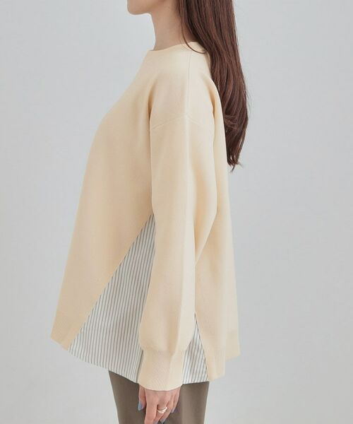 SHOO・LA・RUE / シューラルー ニット・セーター | 【洗える】スポンディッシュ脇フェイクジャカード | 詳細18