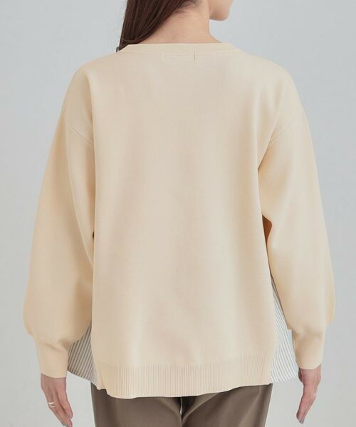 SHOO・LA・RUE / シューラルー ニット・セーター | 【洗える】スポンディッシュ脇フェイクジャカード | 詳細19