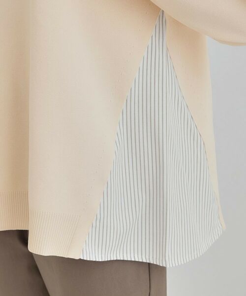 SHOO・LA・RUE / シューラルー ニット・セーター | 【洗える】スポンディッシュ脇フェイクジャカード | 詳細22