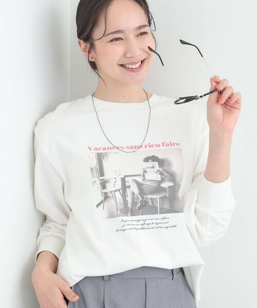 SHOO・LA・RUE / シューラルー Tシャツ | プリントアソートロンT（ホワイト(101)）