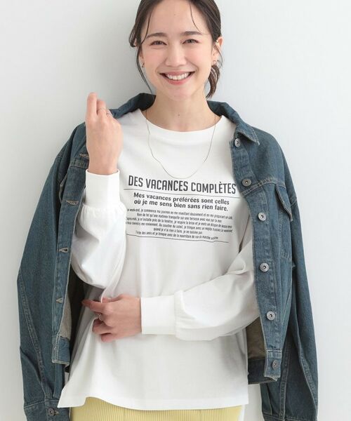 SHOO・LA・RUE / シューラルー Tシャツ | プリントアソートロンT（ホワイト(201)）