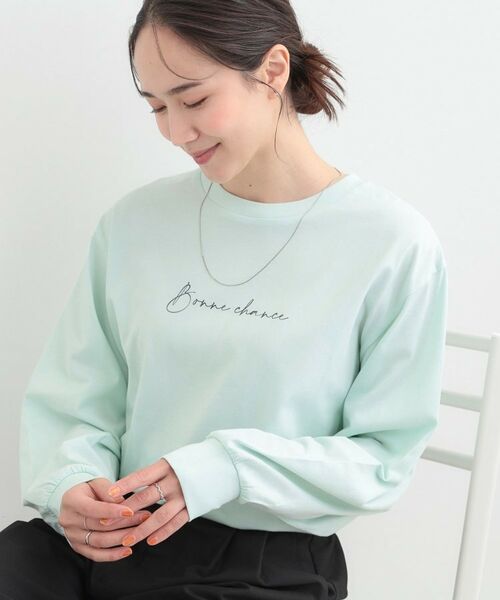 SHOO・LA・RUE / シューラルー Tシャツ | プリントアソートロンT（ミントグリーン(321)）