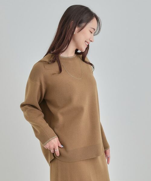 SHOO・LA・RUE / シューラルー ニット・セーター | 【洗える/セットアップ可/毛玉になりにくい】クルーネックニット | 詳細14