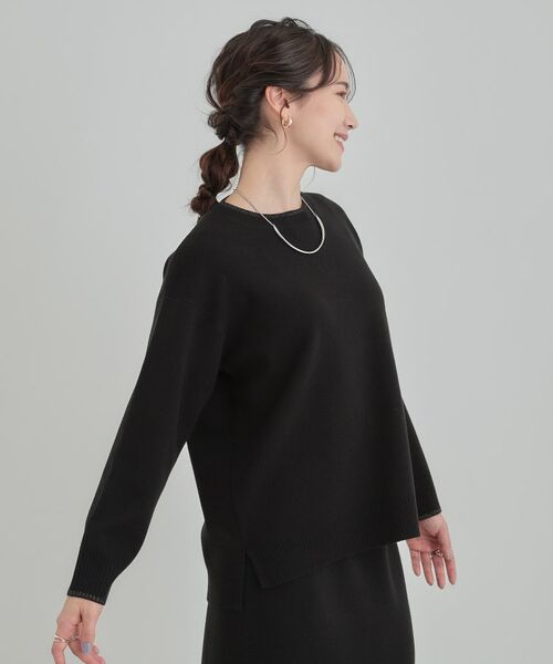 SHOO・LA・RUE / シューラルー ニット・セーター | 【洗える/セットアップ可/毛玉になりにくい】クルーネックニット | 詳細2