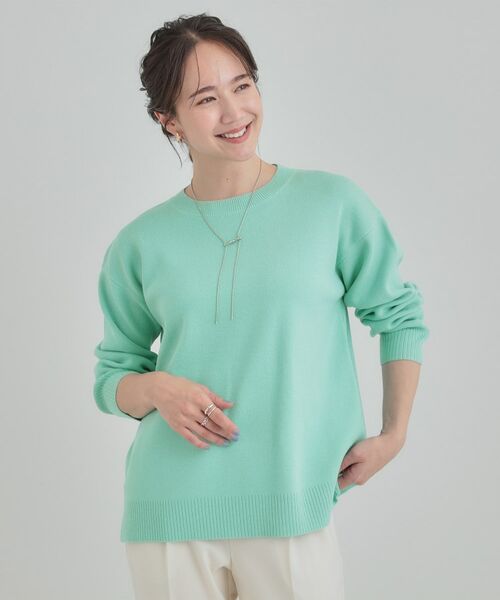 SHOO・LA・RUE / シューラルー ニット・セーター | 【洗える/セットアップ可/毛玉になりにくい】クルーネックニット | 詳細5