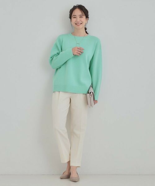 SHOO・LA・RUE / シューラルー ニット・セーター | 【洗える/セットアップ可/毛玉になりにくい】クルーネックニット | 詳細7